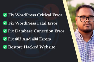 fix wordpress critical error and wordpress issues