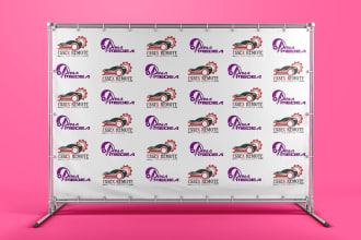 design step and repeat , backdrop banner
