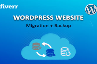 migrate or backup wordpress website, file size unlimited
