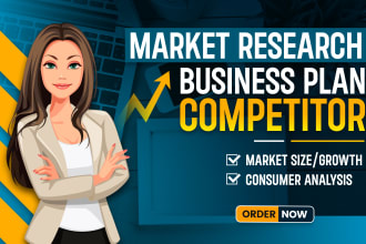do detailed market research, business plan, competitor and swot analysis