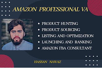 be professional amazon VA amazon fba wholesale and pl expert virtual assistant