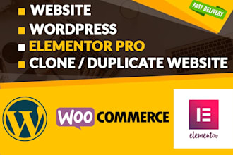 be your elementor website creator and clone or duplicate website