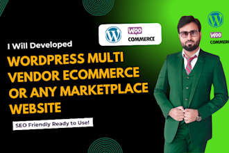develop wordpress multi vendor ecommerce or any marketplace website