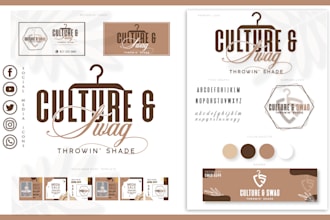 create a signature logo and complete the branding kit