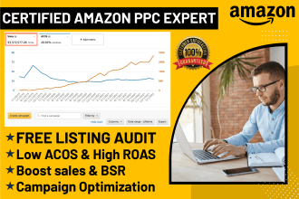 manage and optimize your amazon pay per click campaigns, amazon fba PPC expert
