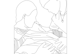draw an outline art sketch for you