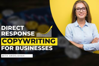 do professional copywriting for your website
