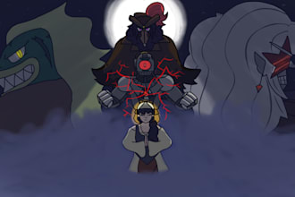 character illustration and design for ttrpg and other