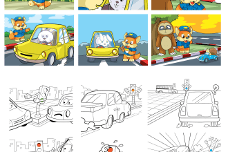 draw your children book illustration