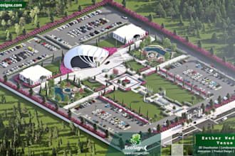 create high quality 3d visualizations for landscapes architecture and events