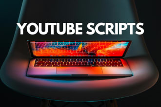 do video script writing for youtube channel