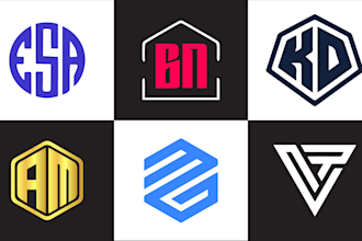 design professional monogram or initial letter logo