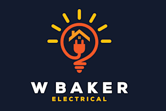 design creative solar electrical logo for your company