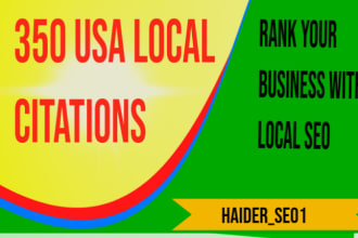 do 350 usa local citations nap listings for website seo