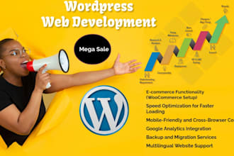 develop wordpress website and ecommerce store