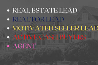 provide real estate leads