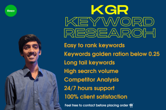 do long tail kgr keyword research that will rank fast