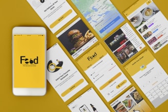 do professional food and grocery delivery app UI UX design