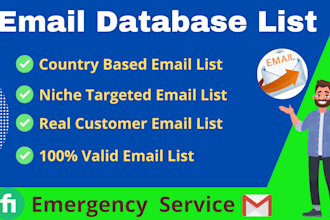 make email collection and targeted active and valid email list