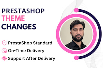 do prestashop theme changes