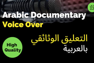 record arabic documentary voice over