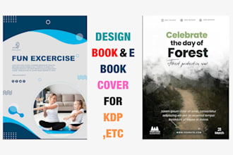 design kdp paperback cover, kdp hardcover, kdp ebook cover