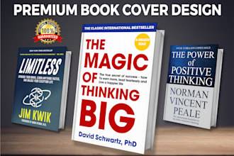 do a premium book cover design, kdp book cover, ebook cover design