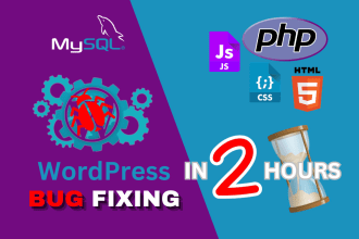 fix wordpress bugs in 2 hours