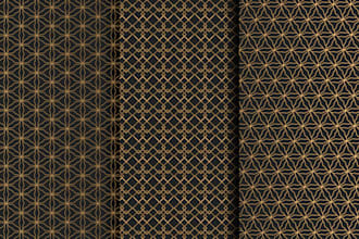 a luxury clothing  vector pattern, monogram pattern design