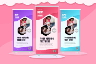 design high resolution roll up banner, best pull up banner, best banner ads