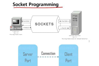 do socket programming in c and cpp