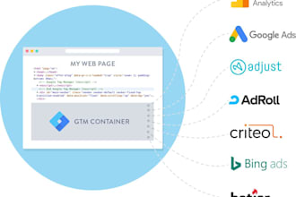configuraré google ga, comercio electrónico mejorado, objetivos, eventos GTM