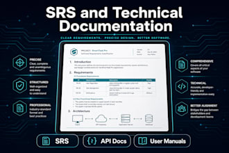 write srs software requirements and technical documentation