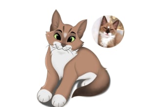 draw your pet on disney style
