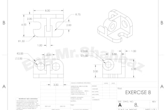 2d drawings and 3d models on solidworks software