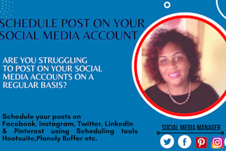 schedule post on social media via buffer and hootsuite