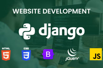 do frontend and backend in django as full stack developer