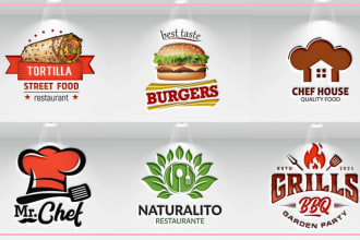 design creative bakery logo for you