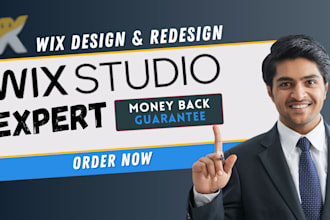 design and transfer your wix studio website using wix studio, wix studio design