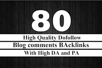 do 80 SEO dofollow backlinks high da white hat link building