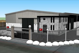 convert to 3d sketchup model of your 2d drawing