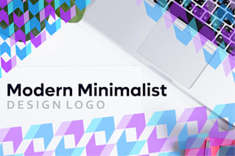 make you premium design a modern minimalist logo