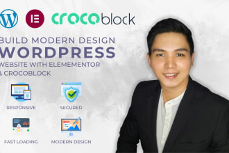 build a responsive wordpress website with crocoblock