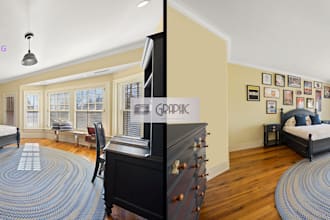 remove small items real estate photos