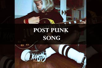 produce post punk dark wave instrumental for you