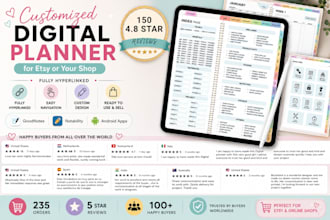 design a beautiful digital planner that actually sells