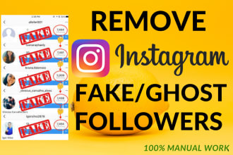 remove instagram fake, bot, and ghost followers organically