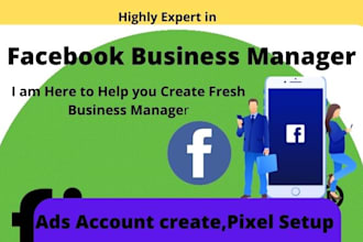 create fresh facebook business manager ad account and setup