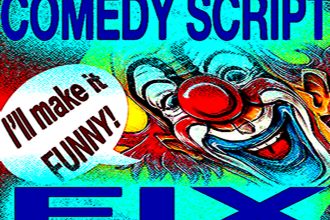 do open page surgery on sitcom or feature comedy scripts