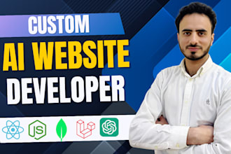 create custom ai website, ai saas product, ai api integration, ai agent